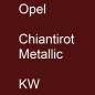 Preview: Opel, Chiantirot Metallic, KW.